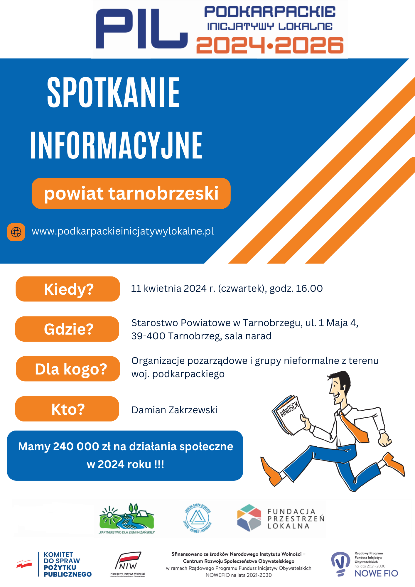 Podkarpackie Inicjatywy Lokalne 2024-2026 – edycja 2024